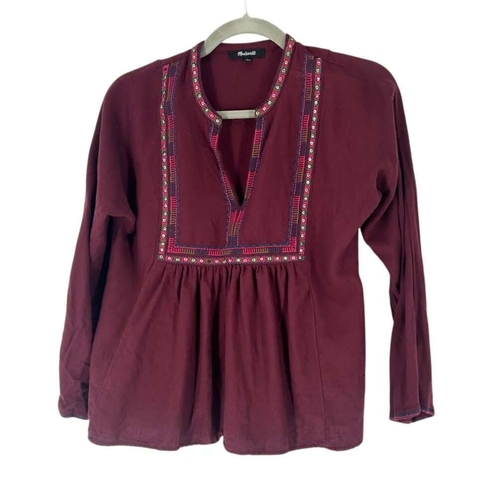 Madewell Java Embroidered Top - Picture 2 of 5